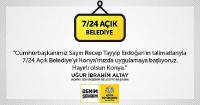 Büyükşehir Belediyesi 7/24 Hizmetinizde