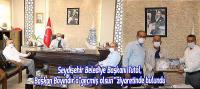 Başkan Bayındır'a geçmiş olsun ziyaretinde bulundu
