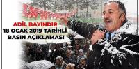 Adil Bayındır'dan Basın Açıklaması