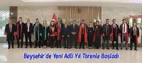 Beyşehir'de Yeni Adli Yıl Törenle Başladı