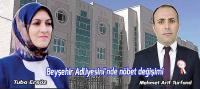 Beyşehir Adliyesi'nde nöbet değişimi