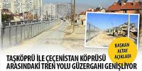 Altay: Taşköprü ile Çeçenistan Köprüsü Arasındaki Tren Yolu Güzergahı Genişliyor
