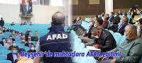 Beyşehir'de muhtarlara Afad eğitimi