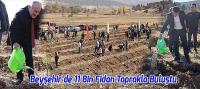 Beyşehir’de 11 Kasım Millî Ağaçlandırma Günü Etkinliği: 11 Bin Fidan Toprakla Buluştu