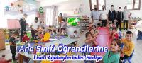 Beyşehir’de Ana Sınıfı Öğrencilerine Liseli Ağabeylerinden Hediye