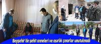 Beyşehir’de şehit anneleri ve asırlık çınarlar unutulmadı