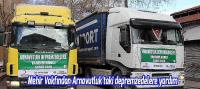 Mehir Vakfından Arnavutluk'taki depremzedelere yardım