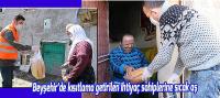 Beyşehir’de kısıtlama getirilen ihtiyaç sahiplerine sıcak aş