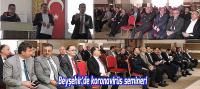 Beyşehir’de koronavirüs semineri