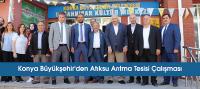 Konya Büyükşehir'den Atıksu Arıtma Tesisi Çalışması