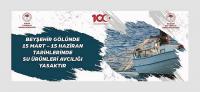 Beyşehir Gölünde Su Ürünleri Av Yasağı Başladı
