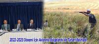 2022-2023 Dönemi İçin Avlanma Bölgelerini Ve Türleri Belirledi.
