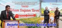 Beyşehir Gölü Havzası Ayçiçeği Açacak