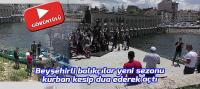 Beyşehirli balıkçılar yeni sezonu kurban kesip dua ederek açtı