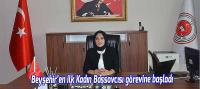 Beyşehir'in ilk Kadın Başsavcısı görevine başladı