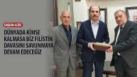 Başkan Altay, “Dünyada Kimse Kalmasa Biz Filistin Davasını Savunmaya Devam Edeceğiz”