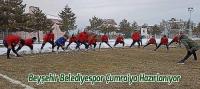 Beyşehir Belediyespor Çumra'ya Hazırlanıyor