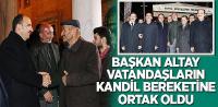 Başkan Altay, Vatandaşların Kandil Bereketine Ortak Oldu