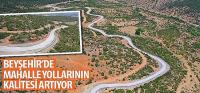 Beyşehir’de Mahalle Yollarının Kalitesi Artıyor