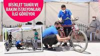Bisiklet Tamir ve Bakım İstasyonları İlgi Görüyor