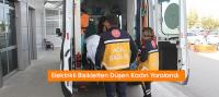  Elektrikli Bisikletten Düşen Kadın Yaralandı