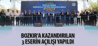 Bozkır’a Kazandırılan 3 Eserin Açılışı Yapıldı
