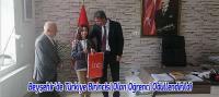Beyşehir’de Türkiye Birincisi Olan Öğrenci Ödüllendirildi