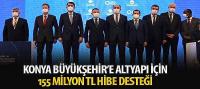 Konya Büyükşehir’e Altyapı İçin 155 Milyon TL Hibe Desteği