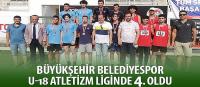 Büyükşehir Belediyespor U18 Atletizm Liginde 4. Oldu