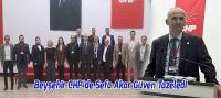 CHP Beyşehir İlçe Kongresi Gerçekleştirildi: Sefa Akar Güven Tazeledi