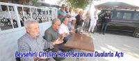 Beyşehirli Çiftçiler Hububatta Hasat Sezonunu Dualarla Açtı