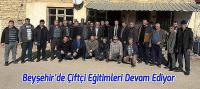 Beyşehir'de Çiftçi Eğitimleri Devam Ediyor