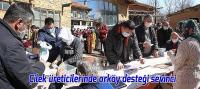 Çilek üreticilerinde orköy desteği sevinci