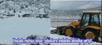 Yaylada mahsur kalan çobanların imdadına belediye yetişti