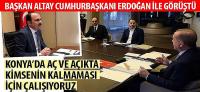 Başkan Altay Cumhurbaşkanı Erdoğan ile Görüştü