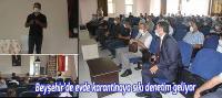 Beyşehir'de evde karantinaya sıkı denetim