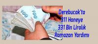 Derebucak'ta 311 Haneye 331 Bin Liralık Ramazan Yardımı