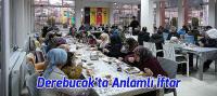 Derebucak'ta Anlamlı İftar Programı