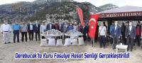 Derebucak'ta Kuru Fasulye Hasat Şenliği Gerçekleştirildi