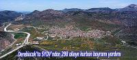 Derebucak’ta SYDV’ndan 298 aileye kurban bayramı yardımı