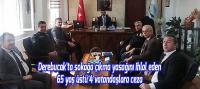 Derebucak'ta sokağa çıkma yasağını ihlal eden 65 yaş üstü 4 vatandaşlara ceza