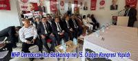 MHP Derebucak İlçe Başkanlığı'nın 15. Olağan Kongresi Yapıldı