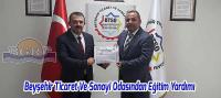 Beyşehir Ticaret Ve Sanayi Odasından Eğitim Yardımı