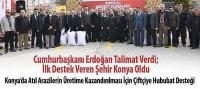 Konya’da Atıl Arazilerin Üretime Kazandırılması İçin Çiftçiye Hububat Desteği