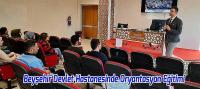 Beyşehir Devlet Hastanesinde Yeni Personele Oryantasyon Eğitimi