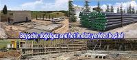 Beyşehir doğalgaz ana hat imalatı yeniden başladı