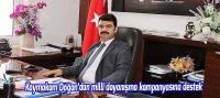 Derebucak Kaymakamı Doğan, bir maaşını milli dayanışma kampanyasına bağışladı