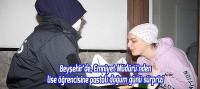 Emniyet Müdürü’nden lise öğrencisine pastalı doğum günü sürprizi