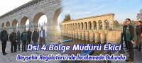 Dsi 4.Bölge Müdürü Ekinci Beyşehir Regülatörü’nde İncelemede Bulundu