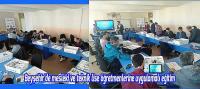 Beyşehir’de mesleki ve teknik lise öğretmenlerine uygulamalı eğitim